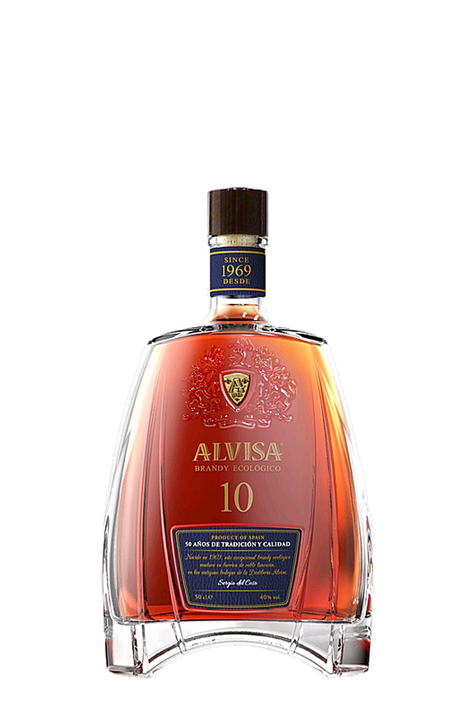 BRANDY ALVISA 10 ECOLÓGICO 0,50L