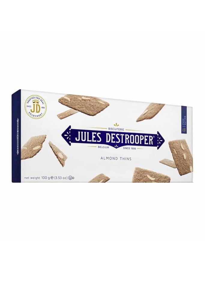 JULES DESTROOPER ALMOND THINS 100 GR