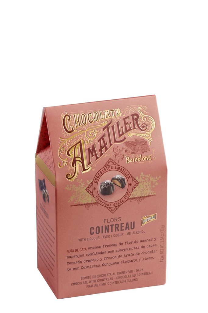 AMATLLER FLORS DE COINTREAU CAPSA VERMELLA 72 G