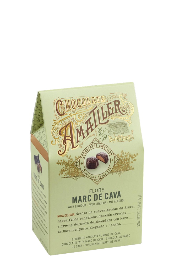 AMATLLER FLORS MARC DE CAVA CAPSA VERDA 72 G