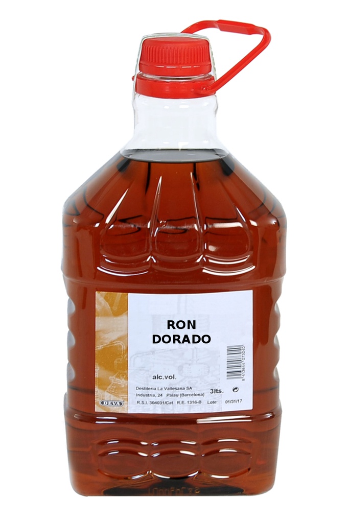 CISA ROM DORADO 3L 38% VOL.