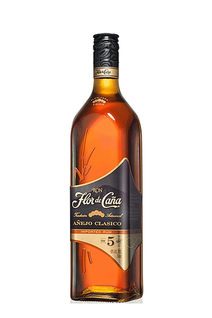 ROM FLOR DE CAÑA 5 ANYS 0,70