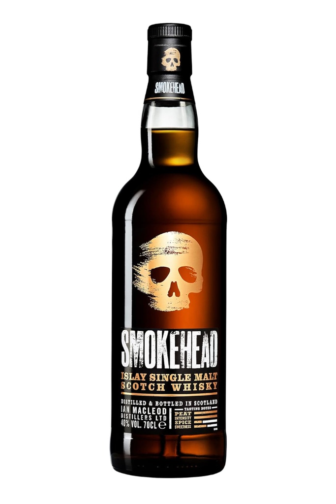 WHISKY SMOKEHEAD SINGLE MALT 0,70L.