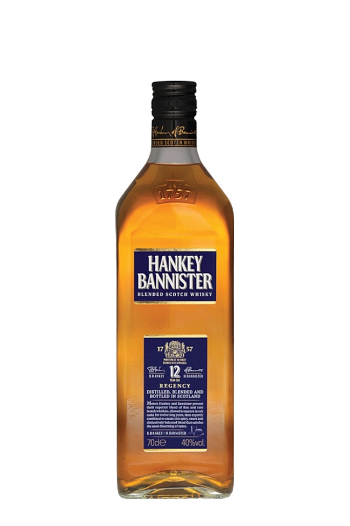 WHISKY HANKEY BANNISTER BLENDED 12 AÑOS