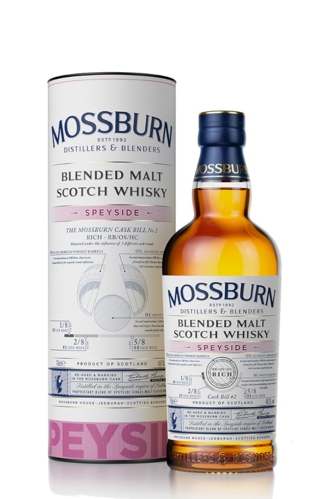 WHISKY MOSSBURN BLENDED SPEYSIDE 0,70L