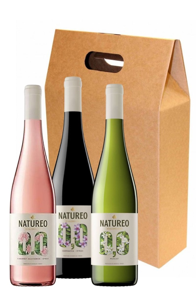 PACK NATUREO VINS SENSE ALCOHOL 3 BOT.