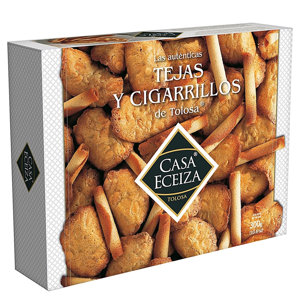 TEJAS Y CIGARRILLOS DE TOLOSA 300GR.