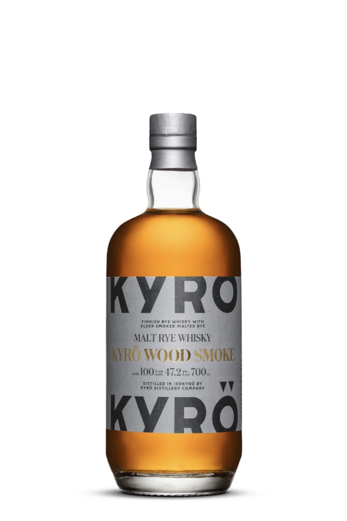 WHISKY KYRÖ WOOD SMOKE MALT 0,70L.