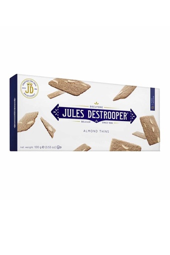 [1126] JULES DESTROOPER ALMOND THINS 100 GR